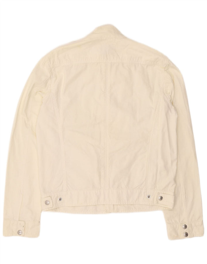 Jaqueta bomber feminina Gas UK 16 grande off white