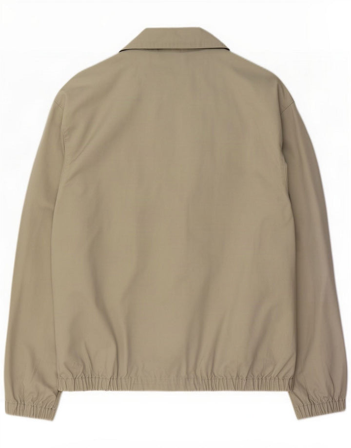 Gant Mens Bomber Jacket UK 38 Algodão Bege Médio