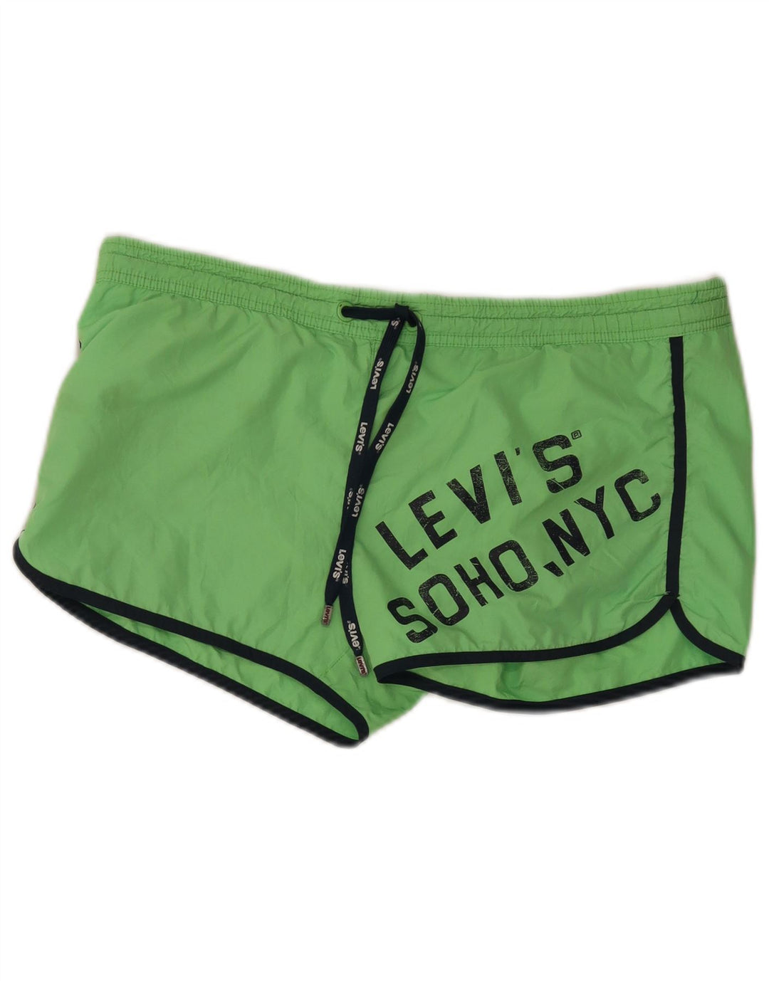 Shorts de natação masculinos Levi's grande poliéster verde