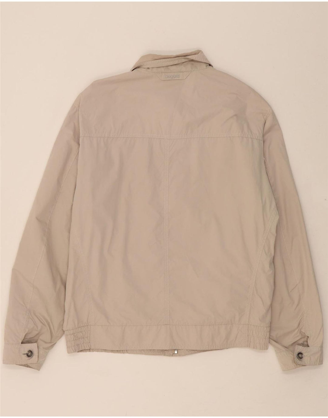 BUGATTI Mens Bomber Jacket UK 40 Large Beige Vintage Bugatti and Second-Hand Bugatti from Messina Hembry 