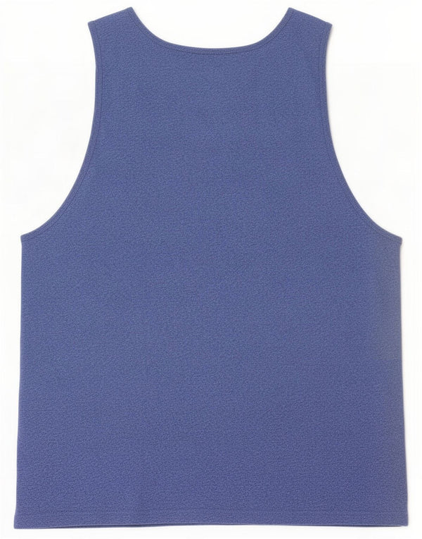 Colete gráfico masculino Levi's Top grande algodão manchado azul marinho
