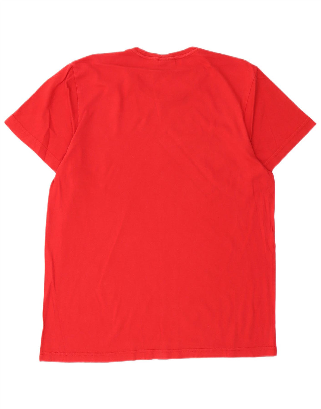 Adidas Mens Graphic T-Shirt Top Médio Algodão Vermelho