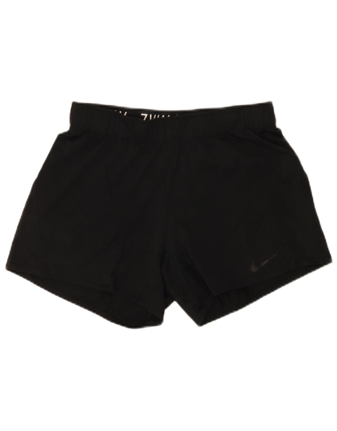 Nike Womens Dri Fit Sport Shorts UK 10 Pequeno Poliéster Preto