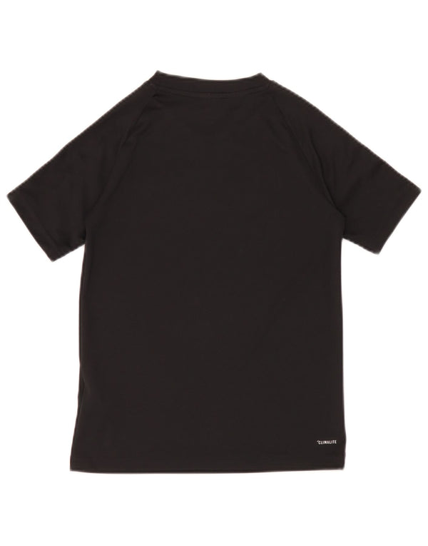 Camiseta Adidas Boys Climalite Top 9-10 Anos Poliéster Preto