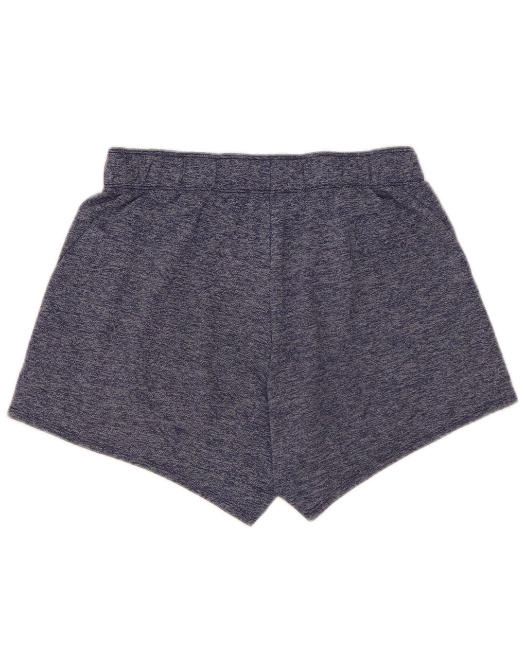 Shorts esportivos femininos Nike Dri Fit UK 10 poliéster manchado azul pequeno