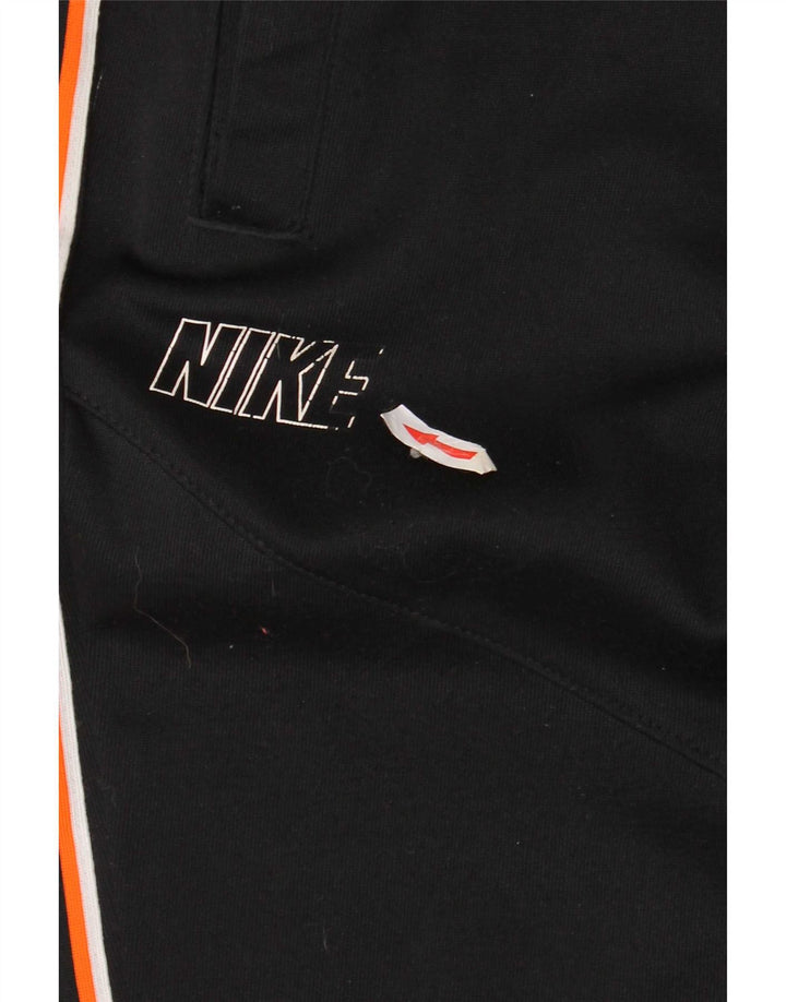 Nike masculino gráfico agasalho calças joggers pequeno poliéster preto