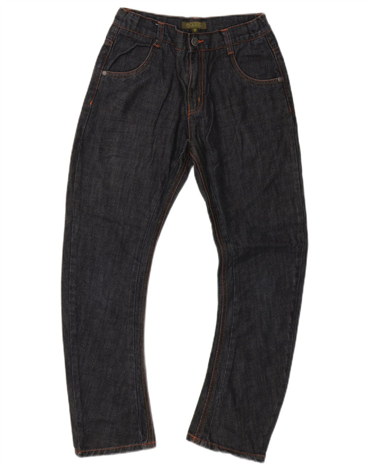 TED BAKER Boys Banana Straight Jeans 10-11 Anos W26 L24 Azul Marinho Algodão
