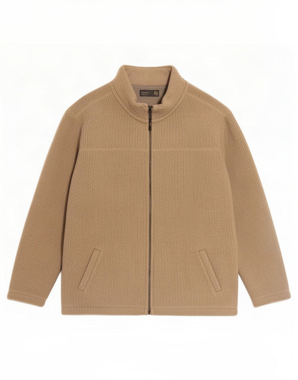 Jaqueta masculina de agasalho Marks & Spencer XL bege poliéster
