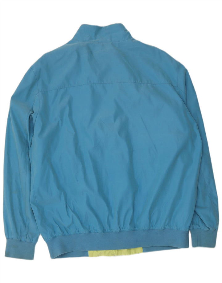 Jaqueta bomber masculina Paul & Shark UK 42 XL azul poliéster