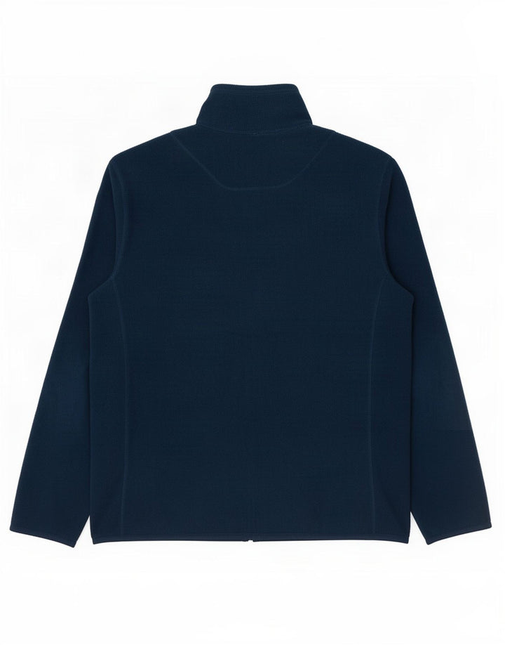 Jaqueta de lã masculina Marks & Spencer Reino Unido 40 grande poliéster azul marinho
