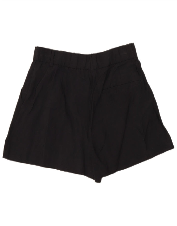 ZARA Shorts Chino Feminino Pegged Pequeno W26 Preto