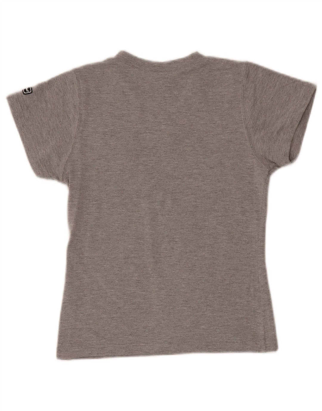 Camiseta feminina Champion UK 8 pequena algodão cinza