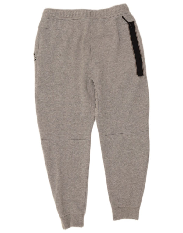 Calça de treino masculina Nike Joggers cinza médio algodão manchado