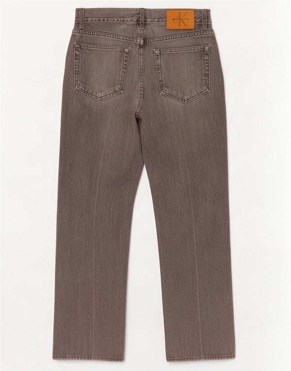 Calça jeans reta masculina Calvin Klein W30 L31 cinza