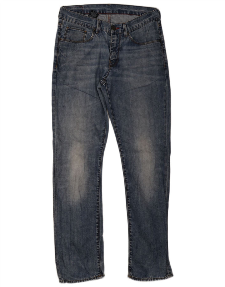 Jeans retos masculinos Tommy Hilfiger W32 L32 algodão azul