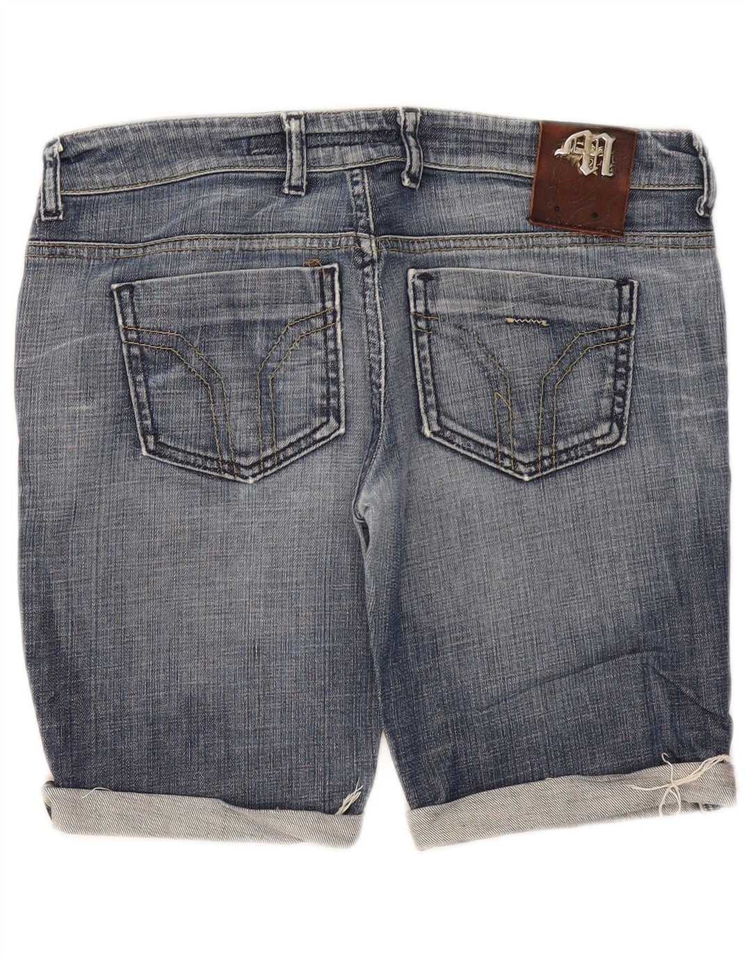 Miss Sixty Shorts jeans feminino Marvel W30 algodão azul médio
