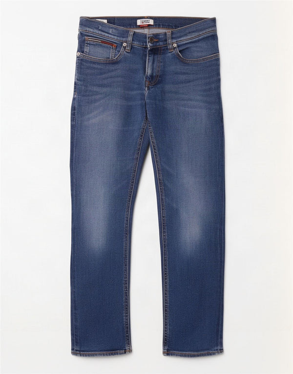 Tommy Hilfiger Masculino Slim Jeans W31 L30 Azul