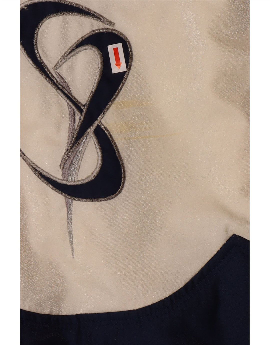 Casaco corta-vento feminino grande com estampa SPORTALM EU 38 Médio Off White