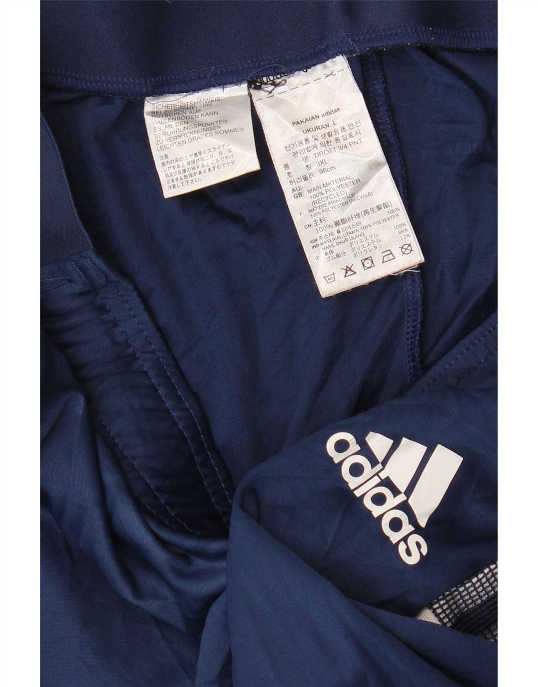 Adidas Mens Aeroready Bermuda Sport Shorts Grande Poliéster Azul Marinho