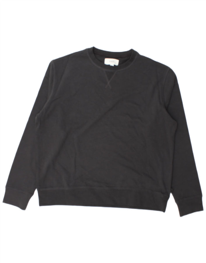 MARKS & SPENCER Moletom masculino Jumper XL algodão preto