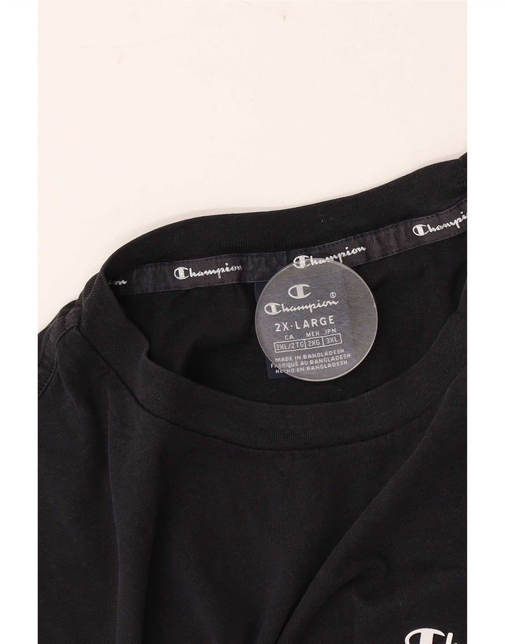Camiseta masculina Champion Top 2XL preta