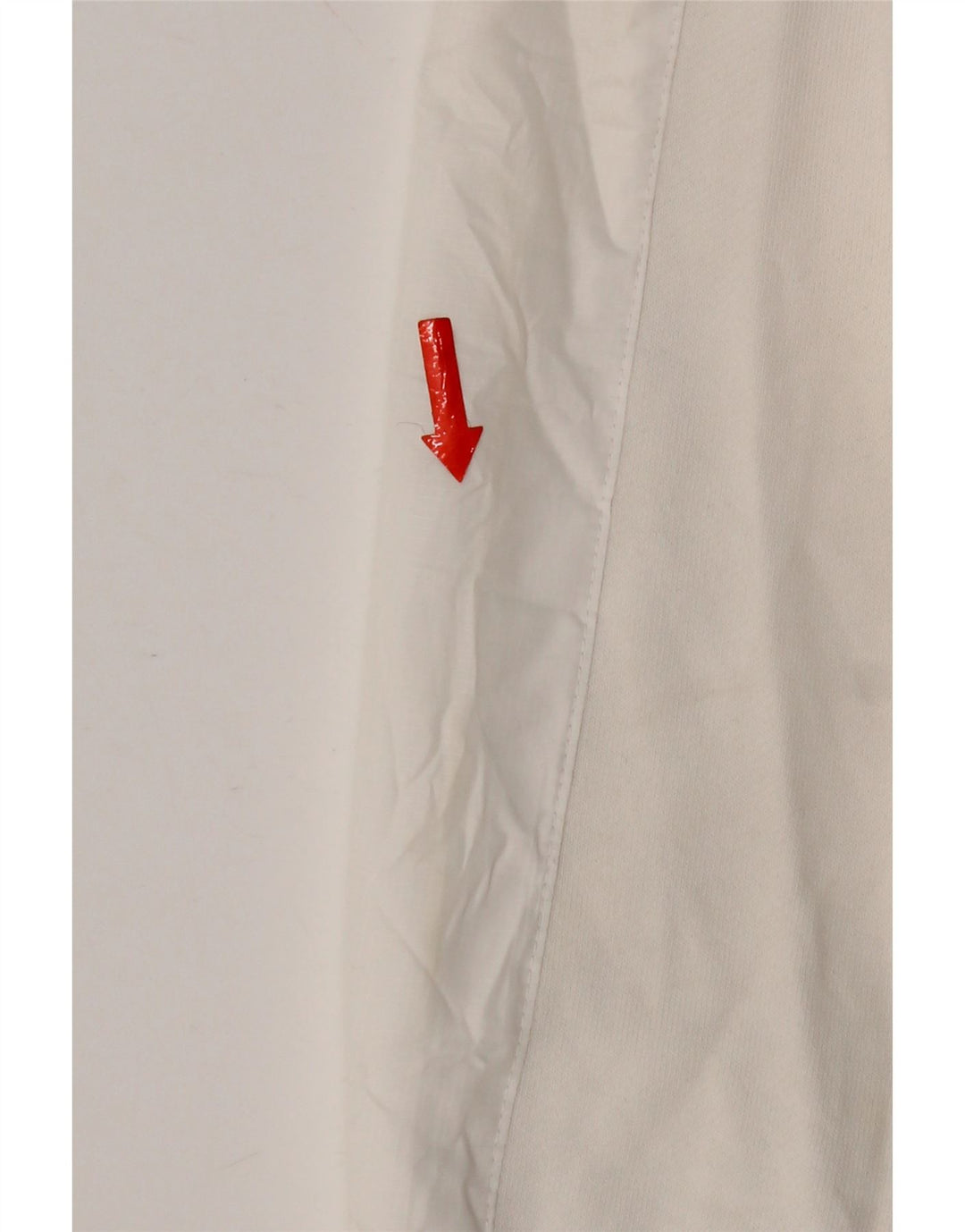 Zara Suéter masculino com capuz e zíper grande algodão branco