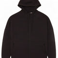 Adidas masculino zip moletom com capuz cinza médio manchado