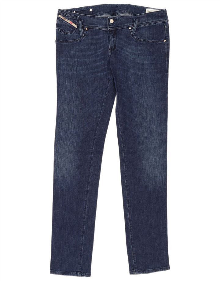 Jeans Slim Feminino Diesel W32 L34 Azul Algodão