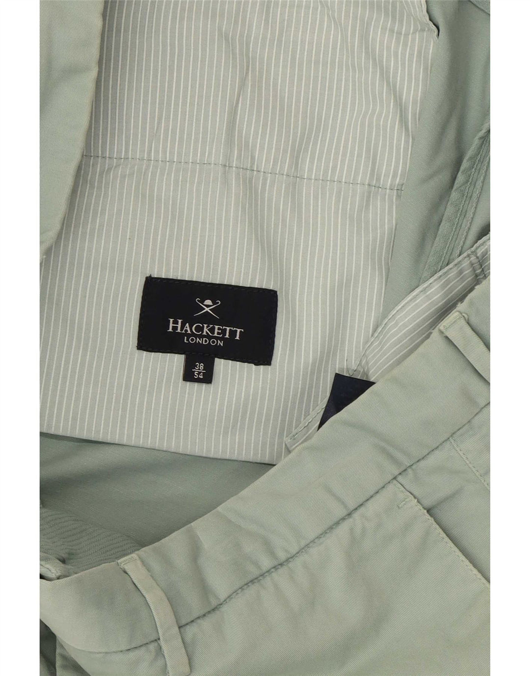 Hackett Mens Chino Shorts XL W38 Algodão Verde