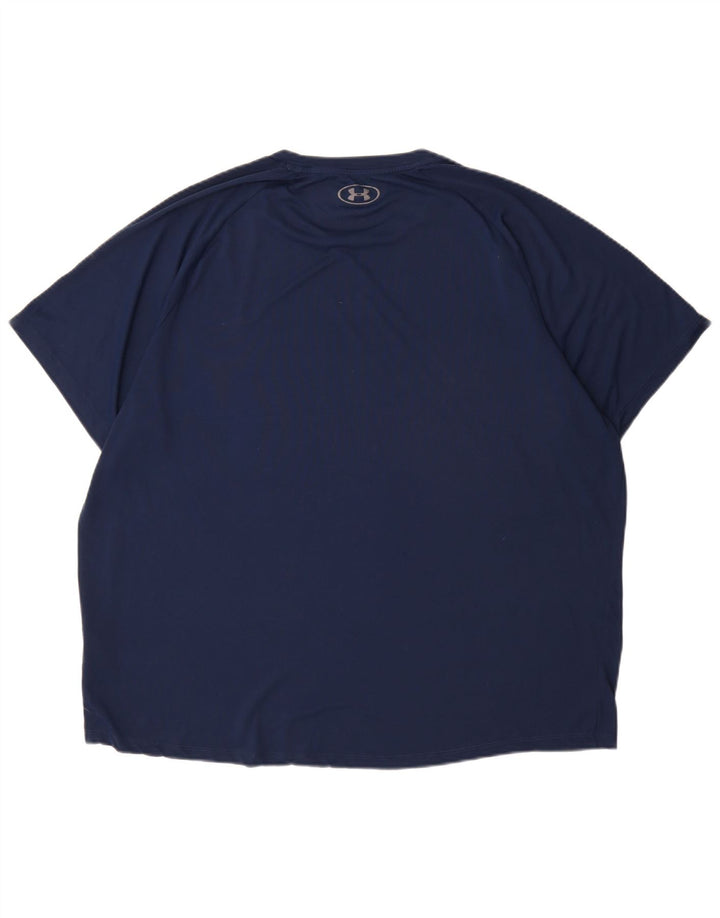 Camiseta masculina Under Armour Top 2XL poliéster azul marinho