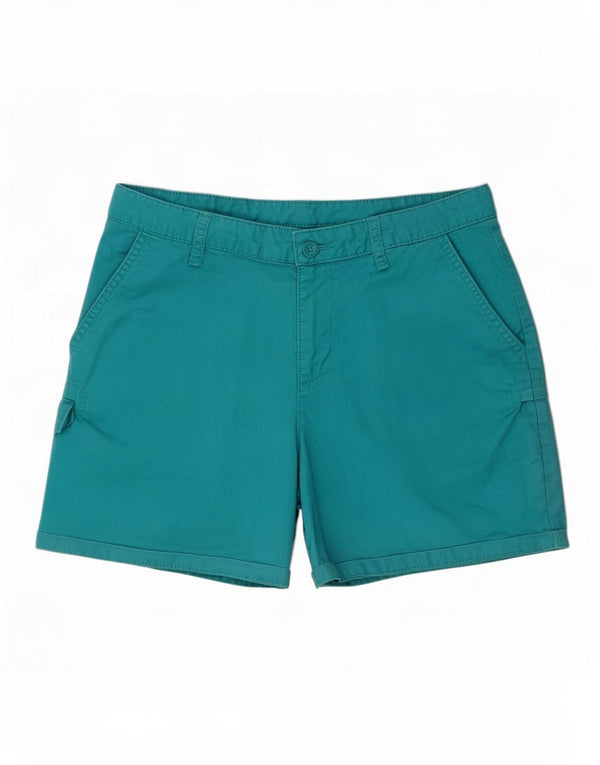 Shorts Chino Feminino Mountain Warehouse UK 12 Médio W30 Azul Algodão