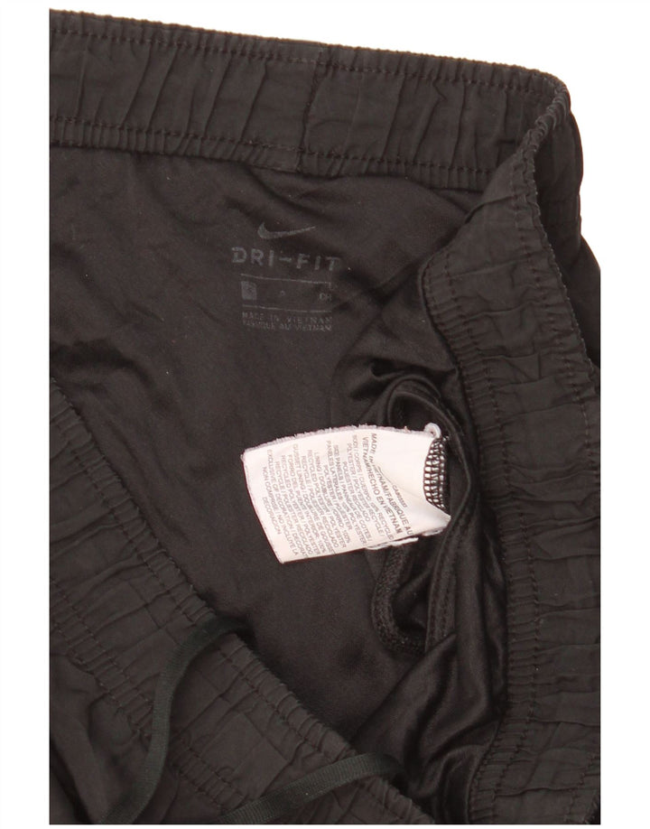 Nike Womens Dri Fit Sport Shorts UK 10 Pequeno Poliéster Preto