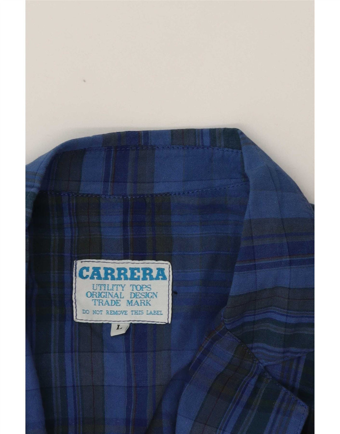 Jaqueta blazer masculina Carrera com 2 botões UK 40 grande xadrez azul