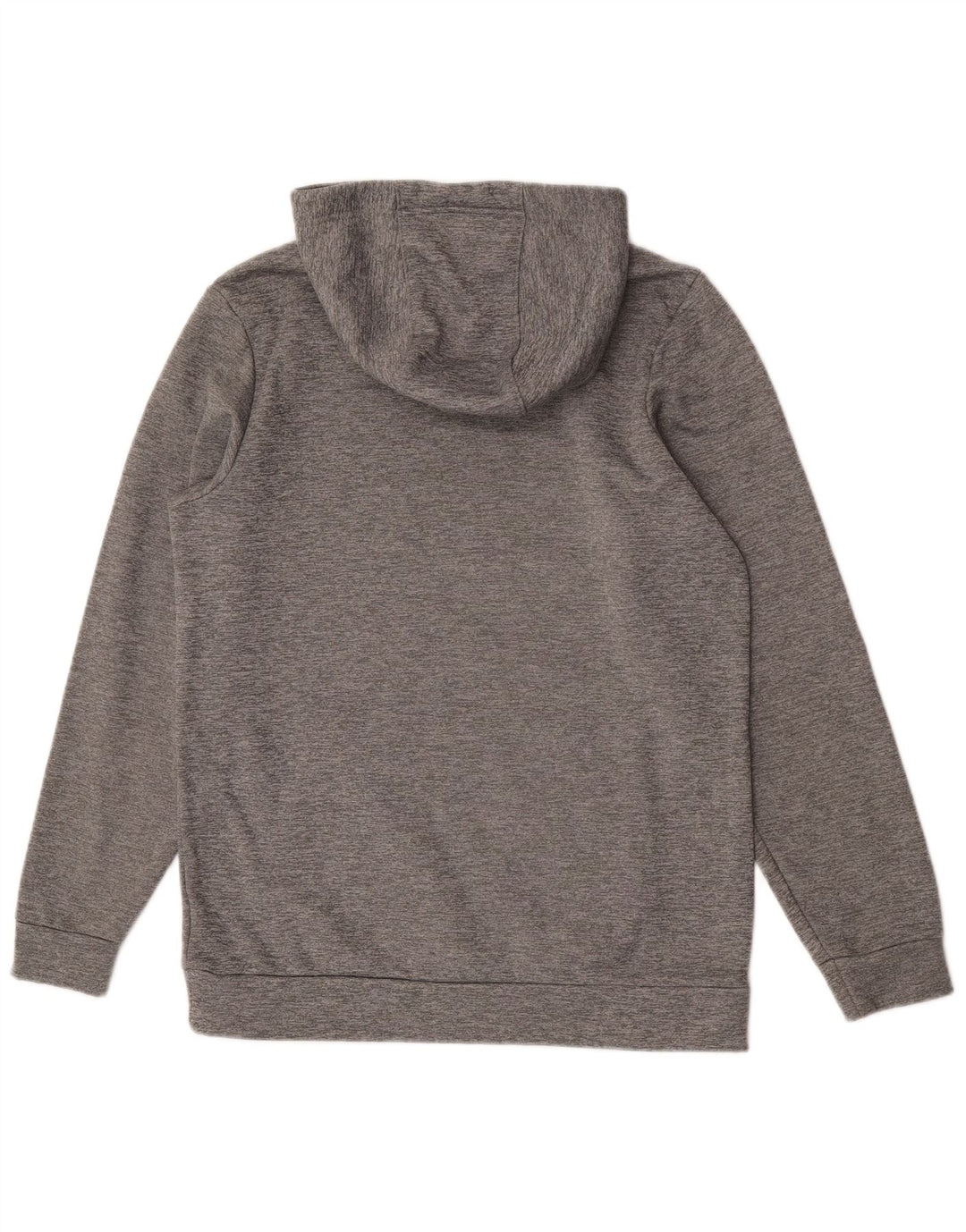Jumper com capuz Nike masculino Therma-Fit pequeno poliéster manchado cinza