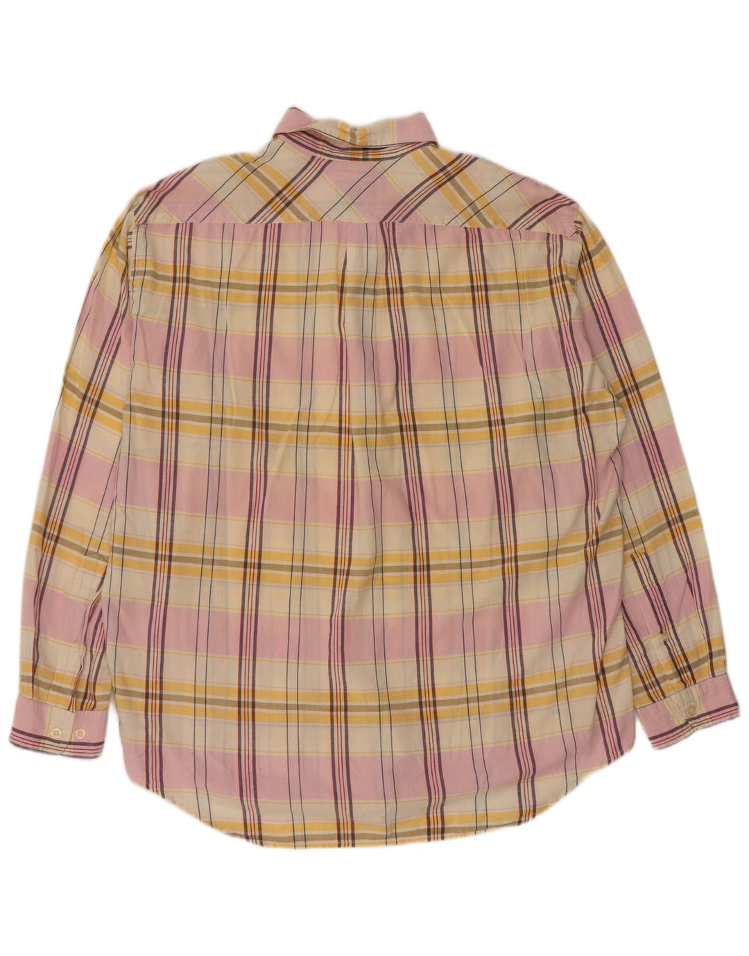 Camisa masculina Marlboro Classics grande algodão xadrez multicolorido