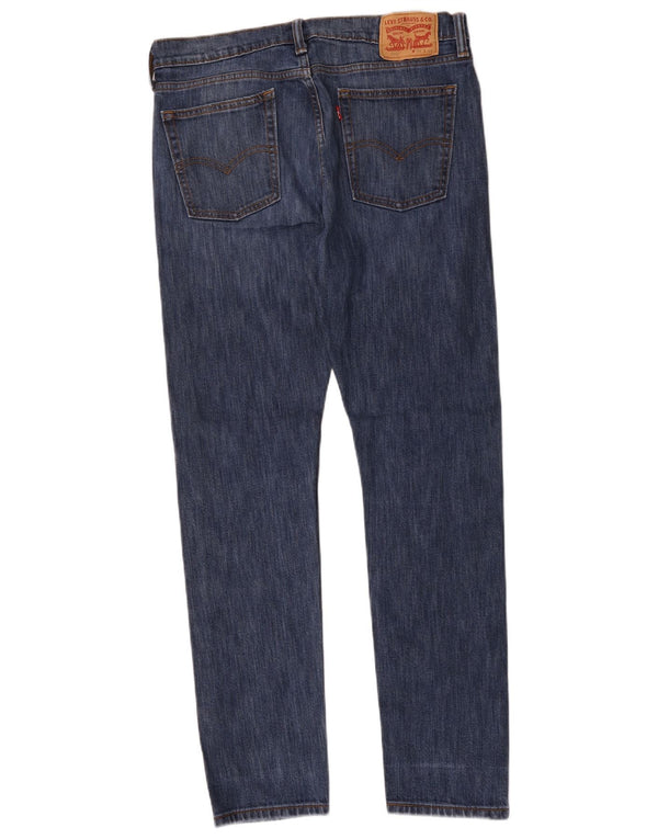 Levi's Masculino 510 Skinny Jeans W34 L34 Azul Algodão