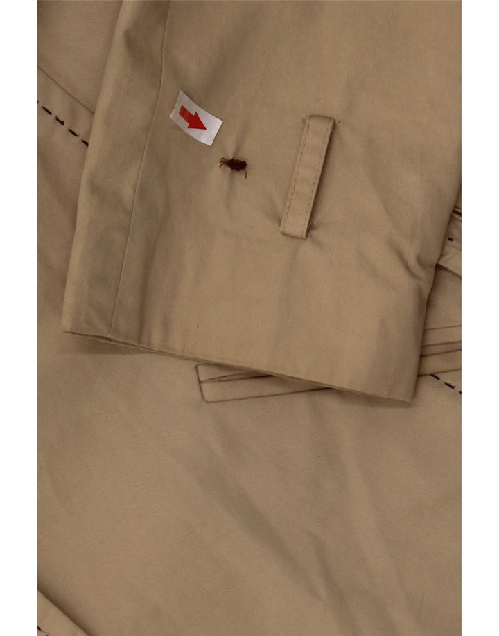 Jaqueta militar feminina Tommy Hilfiger Reino Unido 10 algodão bege pequeno