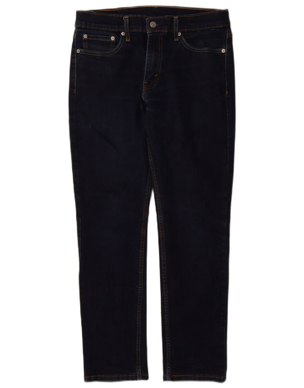 Levi's Masculino 511 Slim Jeans W32 L30 Azul Marinho Algodão