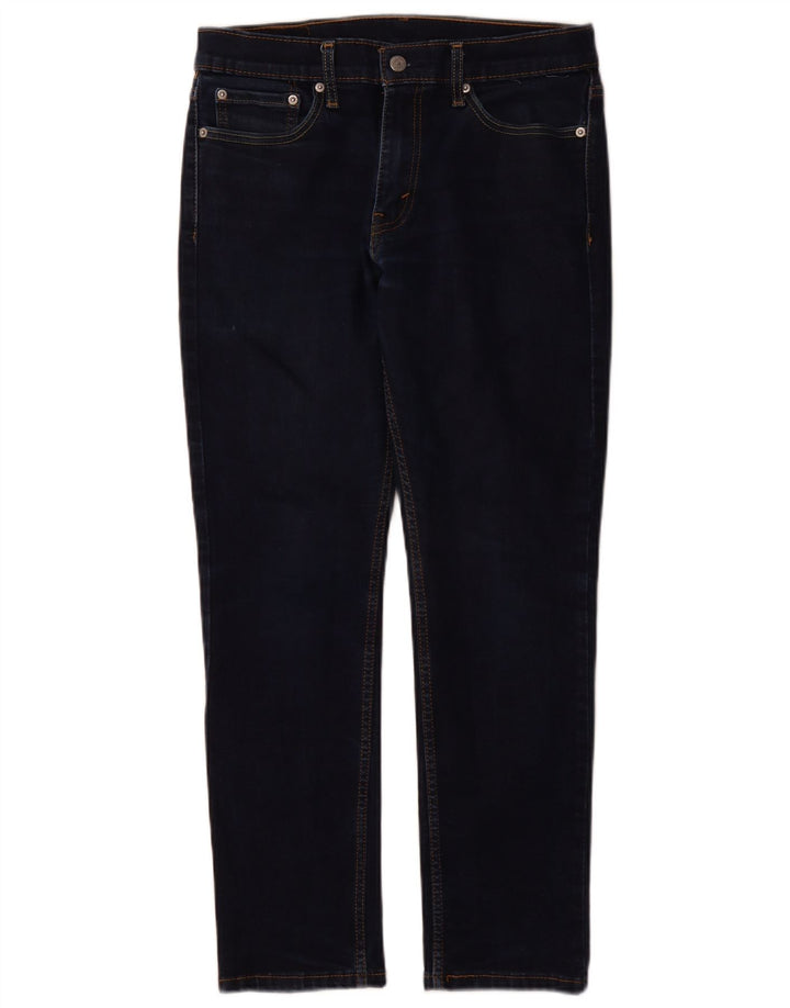 Levi's Masculino 511 Slim Jeans W32 L30 Azul Marinho Algodão