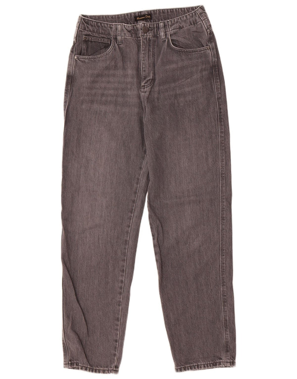Massimo Dutti Womens High Waist Jeans EU 38 Small W28 L29 Grey Cotton