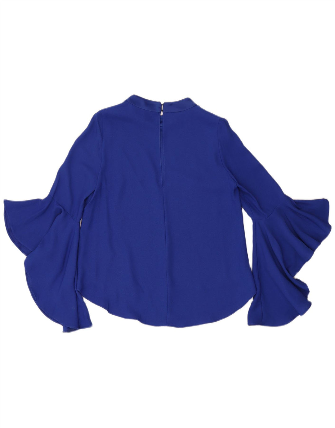 Blusa feminina de manga comprida Coast UK 10 poliéster azul pequeno