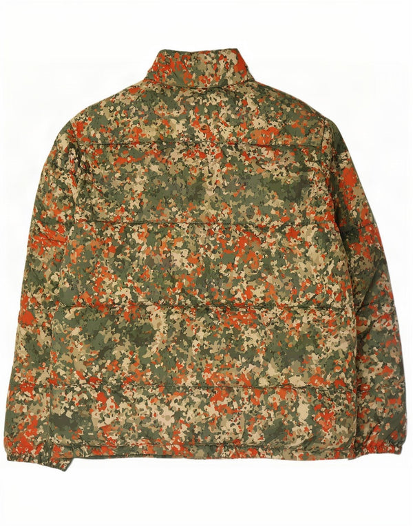 Jaqueta acolchoada masculina Levi's UK 44 2XL poliéster camuflado multicolorido