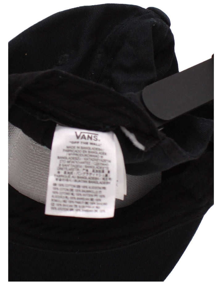 Boné de beisebol gráfico masculino Vans tamanho único algodão preto