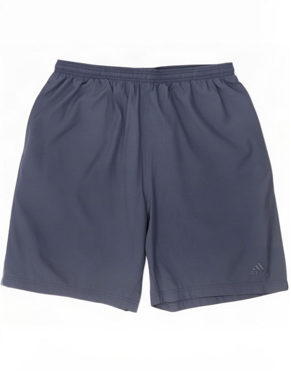 Shorts esportivos masculinos Adidas XL azul poliéster
