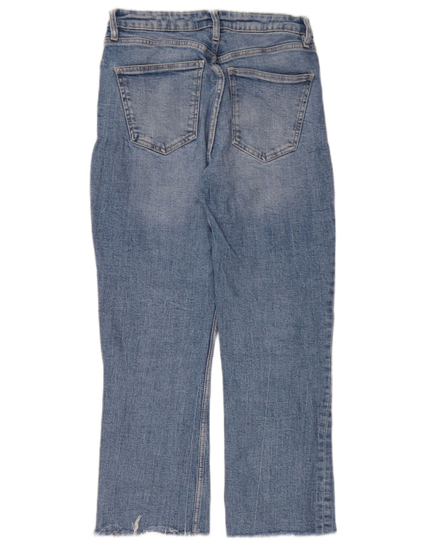 Calça jeans feminina Zara Bootcut EU 36 XS W26 L25 azul