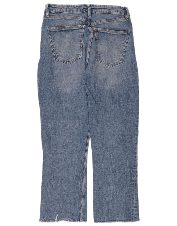 Calça jeans feminina Zara Bootcut EU 36 XS W26 L25 azul