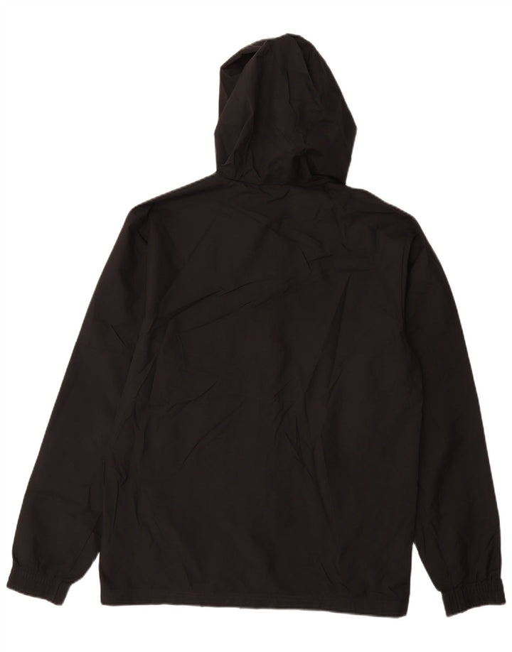 Adidas Mens Hooded Rain Jacket UK 36 Pequeno Poliéster Preto