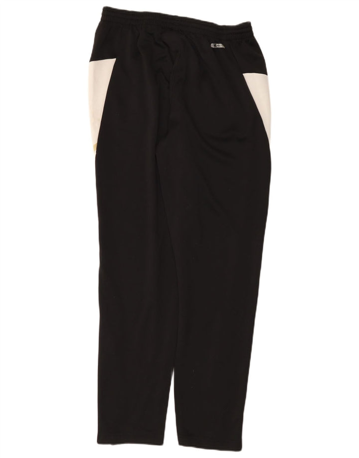 Calça de treino masculina PUMA grande poliéster colorblock preto