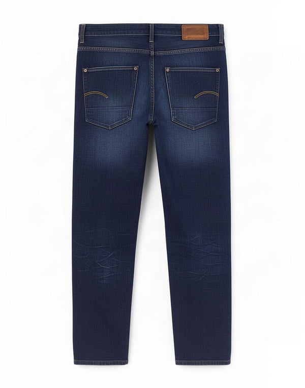 G-Star Mens Slim Jeans W38 L31 Navy Blue Cotton
