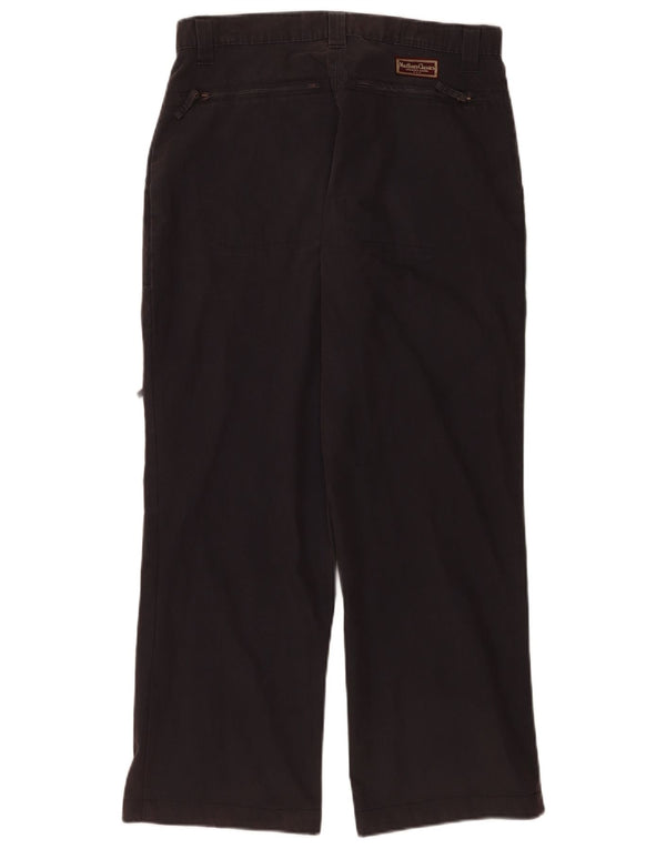 Calça cargo reta masculina Marlboro Classics W32 L28 algodão preto
